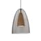 Besa Lighting Dano Cord Pendant, Smoke/Medium, Bronze Finish, 1x9W LED 1JT-DANOSMMD-LED-BR - alternate 1